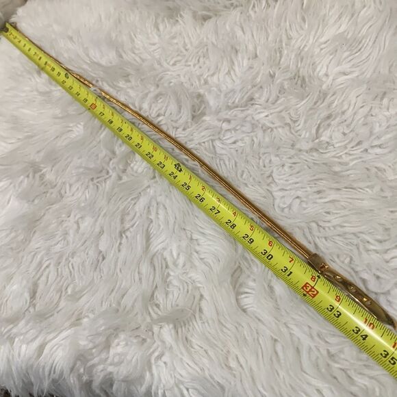 STRETCHY Skinny belt goldtone women’s - Picture 3 of 6